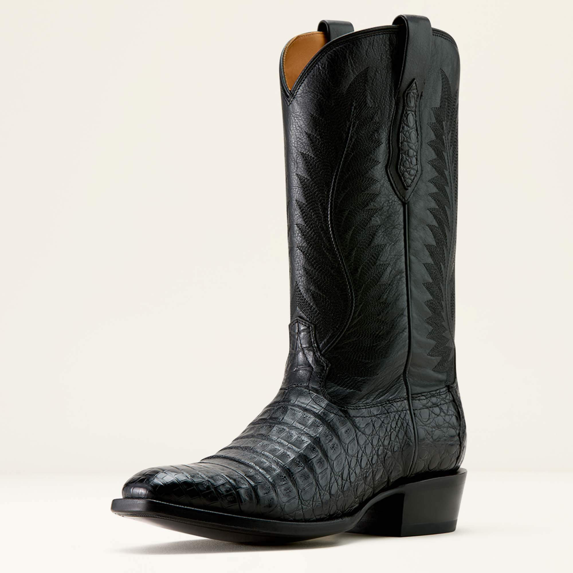 BLACK CAIMAN BELLY|MIDNIGHT BLACK