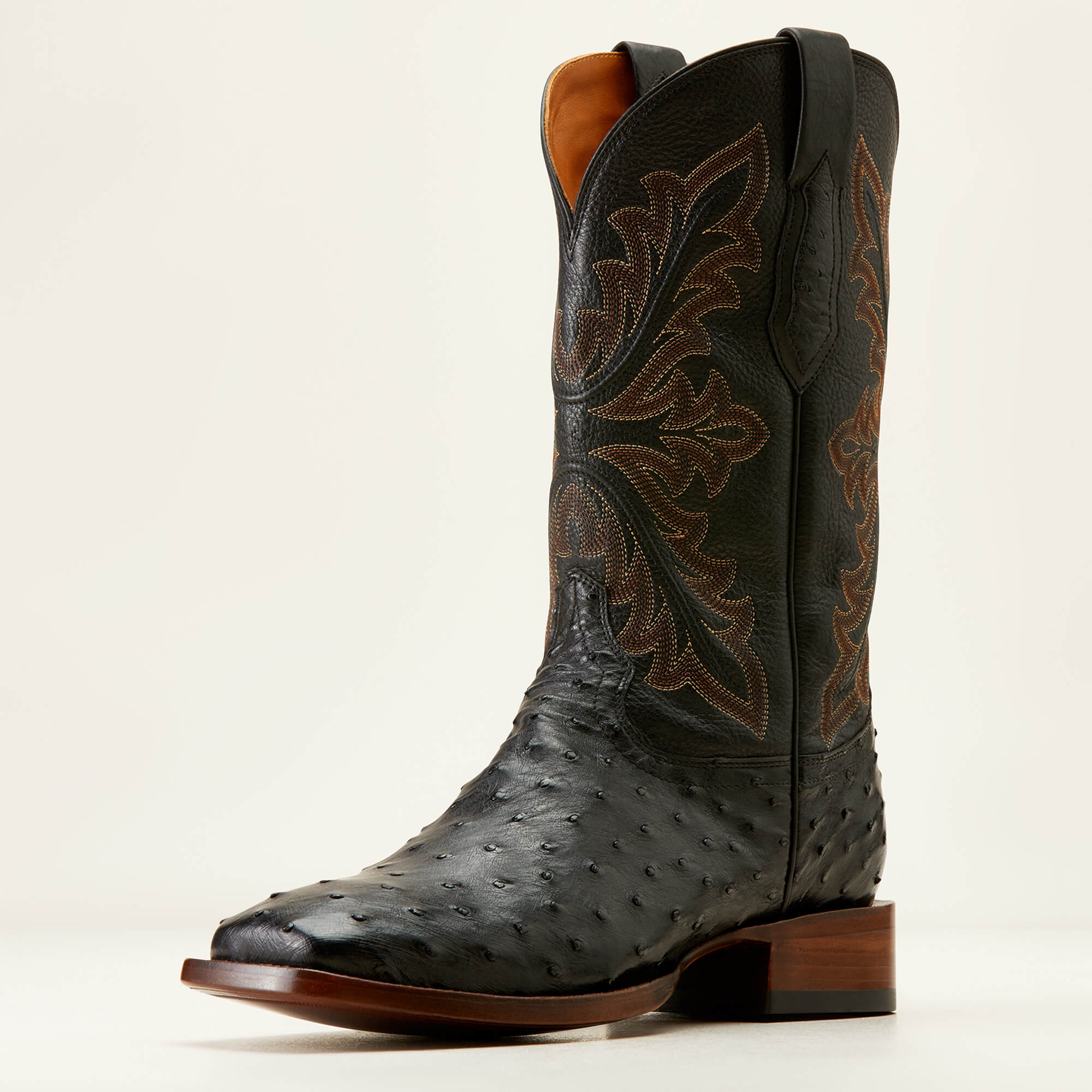 BUCKSKIN FULL QUILL OSTRICH