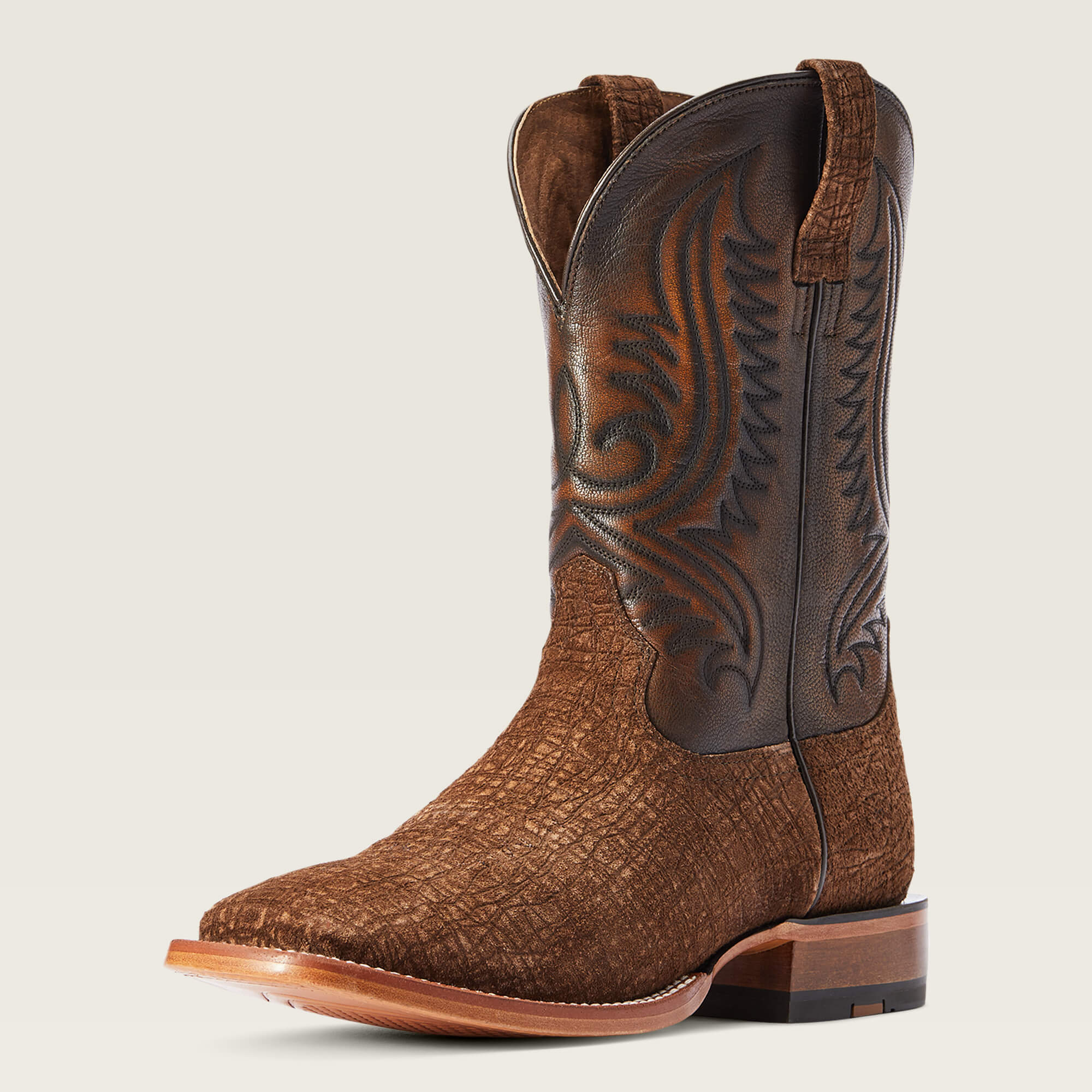 RANCH BROWN SUEDE|BAYOU BLACK