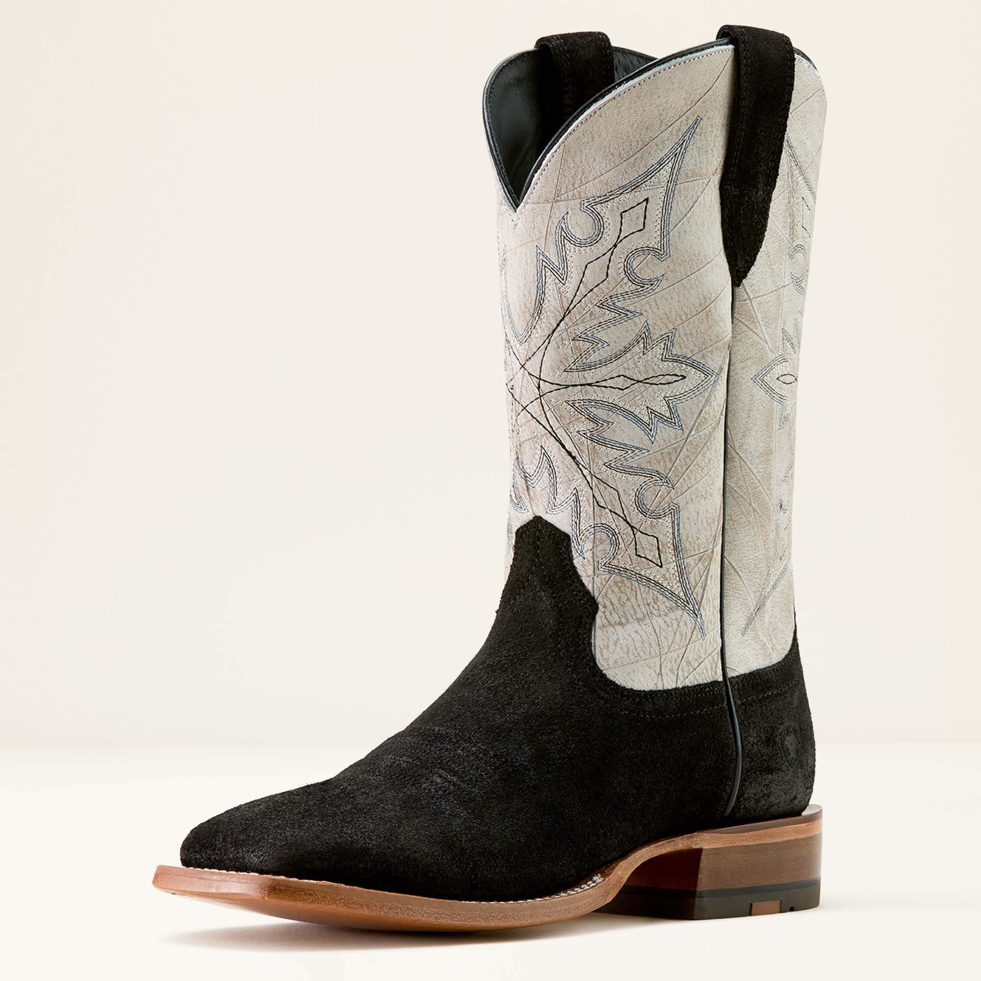 BLACK ROUGHOUT|SHREDDED WHITE