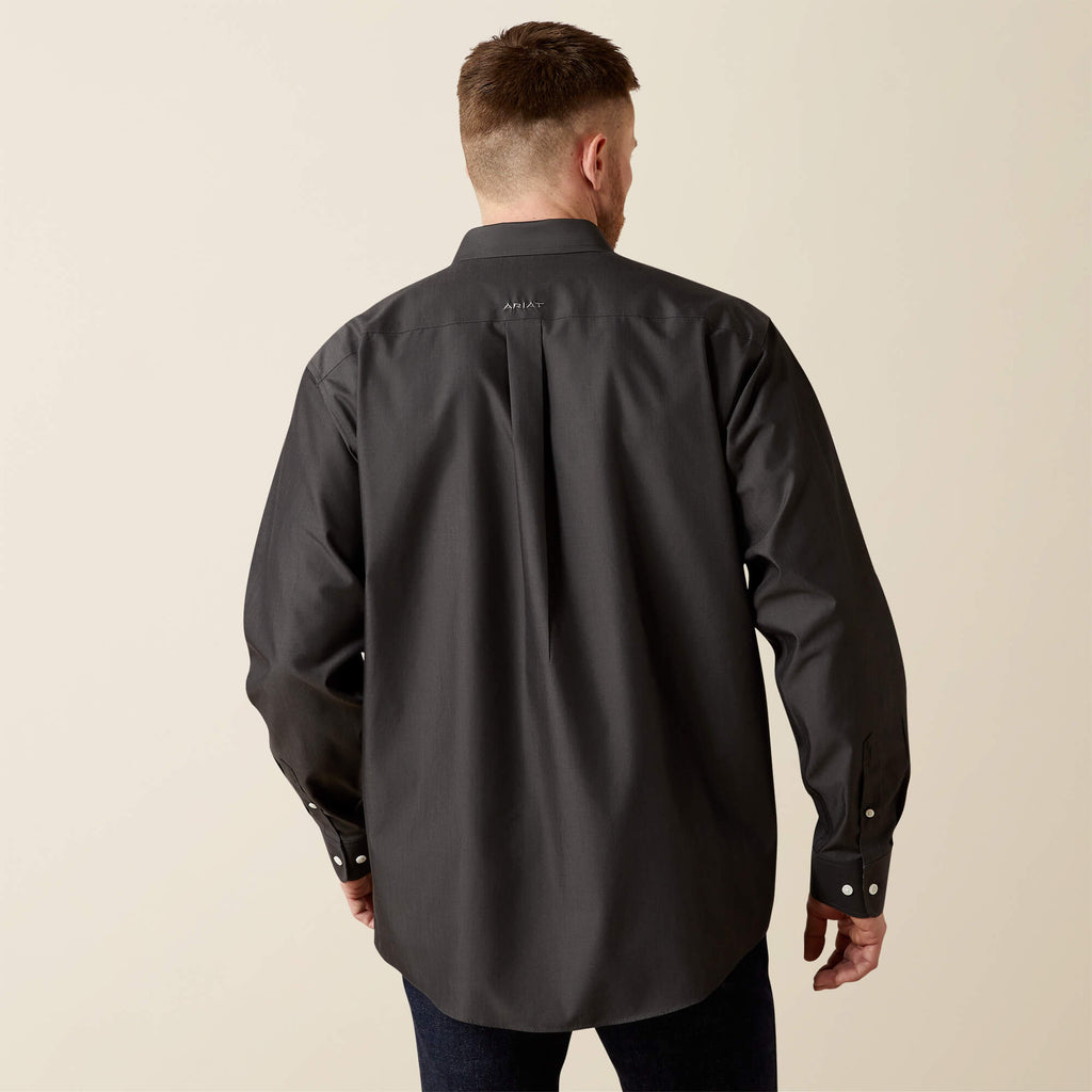 Wrinkle Free Solid Pinpoint Oxford Classic Fit Shirt