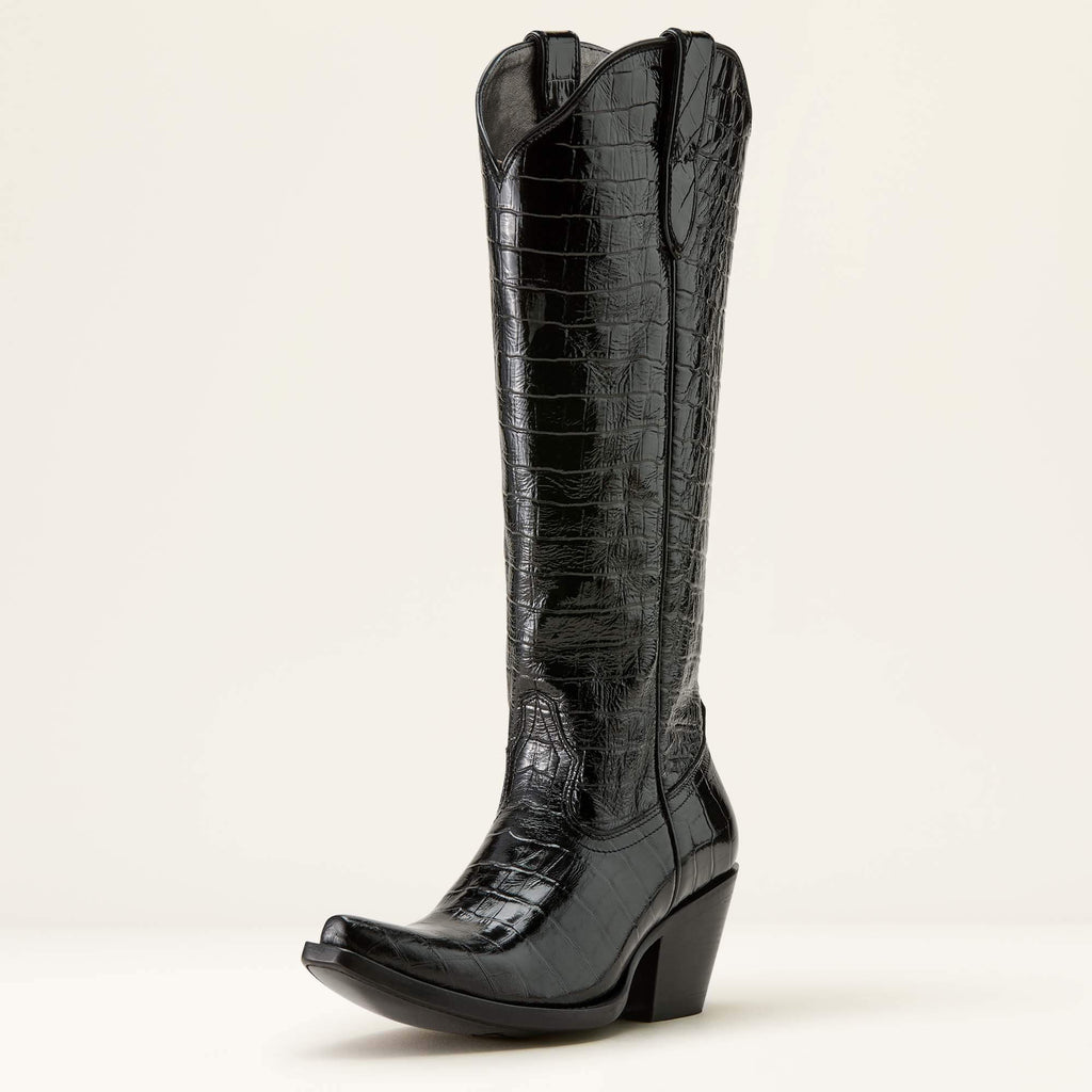 LUXE CAVIAR CROC PRINT