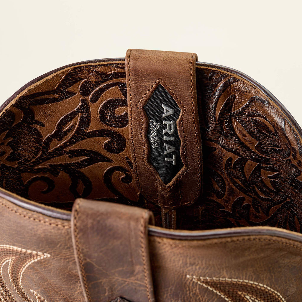 Classic Cash Wide Square Toe Western Boot