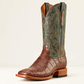 WHISKEY NILE CROC|FOREST GREEN