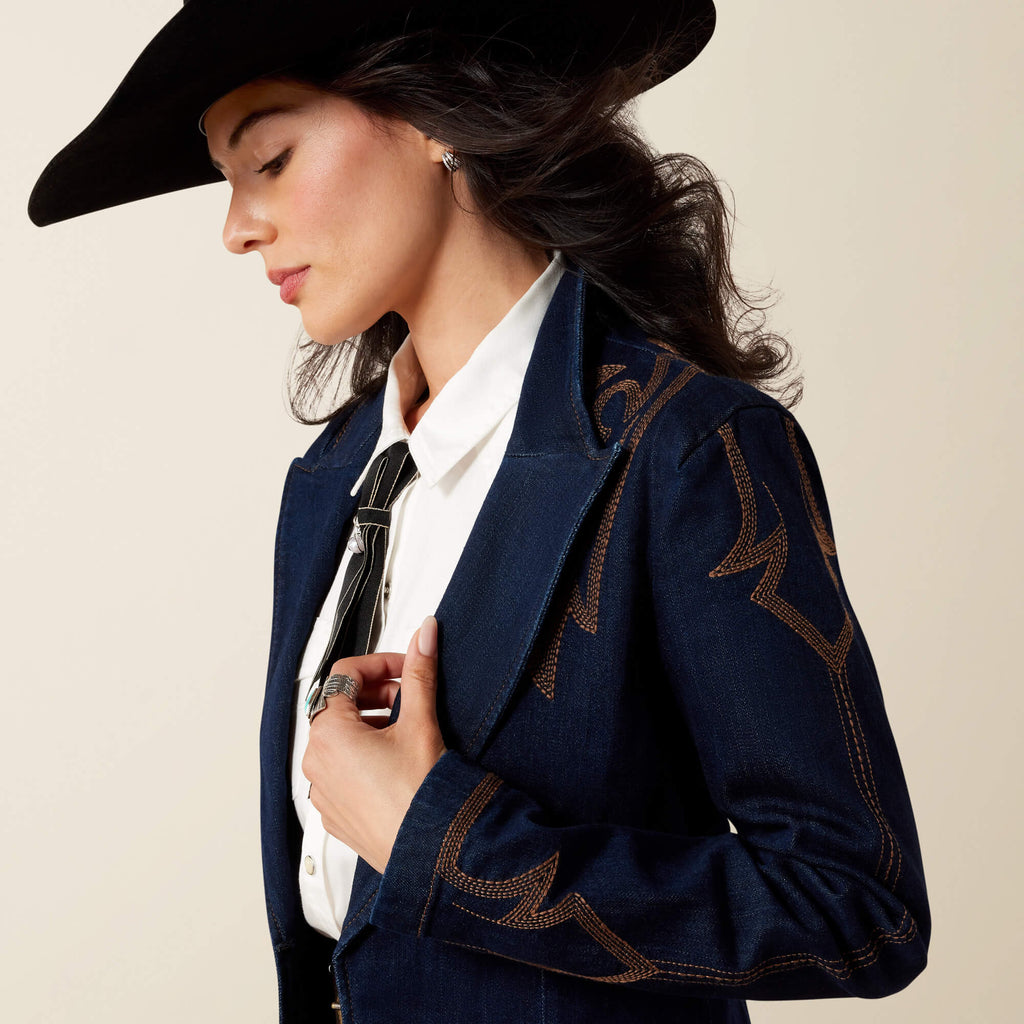 Lux Denim Blazer